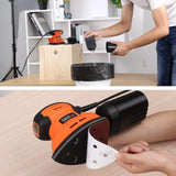 Tacklife Classic Mouse Detail Sander With 12 Pieces Sandpapers