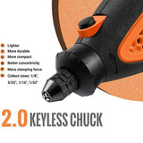 Tacklife Rotary Tool Kit with Upgraded MultiPro Keyless Chuck RTD35ACL