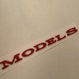 Letter Emblems for TESLA Tailgate | Multiple Colors | 3D ABS