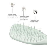 Tangle Teezer Extra Gentle Detangler Eucalyptus Green Brush