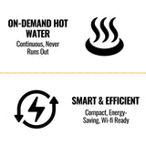 RN 9.8 GPM 199K BTU Outdoor Non-Condensing Tankless Water Heater With Wi-Fi (SAK59761)