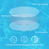 Clear Comfortable Swimming Goggles UV- Anti-Fog Swim Glasses Mirror Adult & Kids