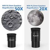 Telescope for Beginner 114mm Aperture 500mm AZ Mount Astronomical Reflector