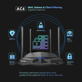 Tenda AC1200 Smart WiFi Router  (Refurbished)
