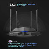 Tenda AC1200 Smart WiFi Router  (Refurbished)