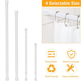 Tension Curtain Rod Spring Load Adjustable Curtain Pole