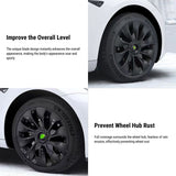 TESERY 18″ 19″ Hubcaps for Model 3/Y (4PCS)