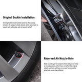TESERY 18″ Wheel Caps S Plaid Style for Tesla Model 3 (4PCS)