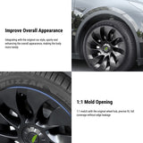 TESERY 19″ Wheel Covers for Model 3 (4PCS)