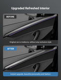TESERY Dry Carbon Fiber Door Trim Cover for Tesla Model Y Juniper