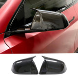 TESERY Mirror Caps for Model Y / 3 ( Sporty Style ) - Dry Carbon Fiber Exterior Mods