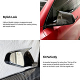TESERY Mirror Caps for Model Y / 3 ( Sporty Style ) - Dry Carbon Fiber Exterior Mods