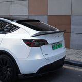 TESERY Model Y / 3 Spoiler V-Style - Carbon Fiber Exterior Mods
