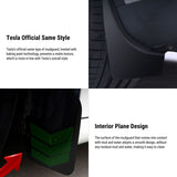 TESERY Upgraded OEM Mud Flaps Splash Guards for Model 3 / Model Y