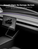 TESERY Real Dry Carbon Fiber Dashboard Cover Overlay for Model 3 Highland / Model Y Juniper