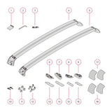 TESERY Roof Rack for Tesla Model 3 Highland / Model Y (Set of 2)