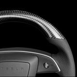 TESERY Sport Carbon Fiber Steering Wheel Replacement for Model 3 Highland & Model Y Juniper