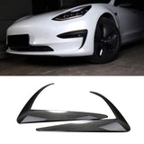 TESERY Tesla Model 3 Fog Light Trim - Carbon Fiber Exterior Mods