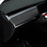 TESERY Tesla Model 3 / Y Dashboard Cover - Dry Carbon Fiber Interior Mods