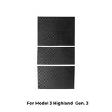 Tesla Model 3 / Y Center Console Wrap Cover  (Gen. 1 & 2 & 3) - Carbon Fiber Interior Mods