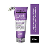 Urban Care Biotin & Caffeine Hair Care Cream - Nourishes, Strengthens, Reduces Hair Loss - 6.76 fl oz