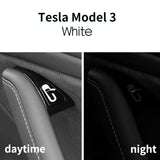 Glow-in-the-Dark Door Handle Stickers for Model 3 (8-Pack) | 2 Colors | Easy Find