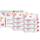 The Honest Company Clean Conscious Multi-Use Wipes | Hypoallergenic + Unscented for Sensitive Skin | Over 99% Water, Compostable, Plant Based, Baby Wipes | Geo Mood, 288 Count
