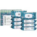 The Honest Company Clean Conscious Multi-Use Wipes | Hypoallergenic + Unscented for Sensitive Skin | Over 99% Water, Compostable, Plant Based, Baby Wipes | Geo Mood, 288 Count