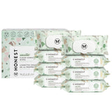The Honest Company Clean Conscious Multi-Use Wipes | Hypoallergenic + Unscented for Sensitive Skin | Over 99% Water, Compostable, Plant Based, Baby Wipes | Geo Mood, 288 Count