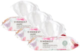 The Honest Company Clean Conscious Multi-Use Wipes | Hypoallergenic + Unscented for Sensitive Skin | Over 99% Water, Compostable, Plant Based, Baby Wipes | Geo Mood, 288 Count