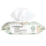 The Honest Company Clean Conscious Multi-Use Wipes | Hypoallergenic + Unscented for Sensitive Skin | Over 99% Water, Compostable, Plant Based, Baby Wipes | Geo Mood, 288 Count