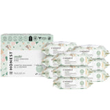 The Honest Company Clean Conscious Multi-Use Wipes | Hypoallergenic + Unscented for Sensitive Skin | Over 99% Water, Compostable, Plant Based, Baby Wipes | Geo Mood, 288 Count