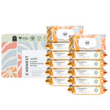 The Honest Company Clean Conscious Multi-Use Wipes | Hypoallergenic + Unscented for Sensitive Skin | Over 99% Water, Compostable, Plant Based, Baby Wipes | Geo Mood, 288 Count