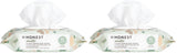 The Honest Company Clean Conscious Multi-Use Wipes | Hypoallergenic + Unscented for Sensitive Skin | Over 99% Water, Compostable, Plant Based, Baby Wipes | Geo Mood, 288 Count