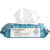 The Honest Company Clean Conscious Multi-Use Wipes | Hypoallergenic + Unscented for Sensitive Skin | Over 99% Water, Compostable, Plant Based, Baby Wipes | Geo Mood, 288 Count