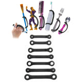 EaZyHold Teacher & Therapist 7-Pack — Universal Cuff Grip Aids, 7 Sizes