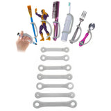 EaZyHold Teacher & Therapist 7-Pack — Universal Cuff Grip Aids, 7 Sizes