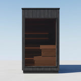 ThermaSol Nordic Misty 2-5 Person Fully-Assembled Outdoor Modular Sauna Cabin [Made-To-Order] [14-KIR] (SAK17365)