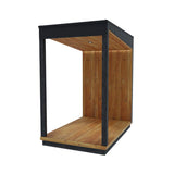 ThermaSol Nordic Misty Outdoor Fully-Assembled Wood Terrace [Made-To-Order] [14-KIR-3654/55] (SAK76490)