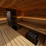 ThermaSol Ombra Fully-Assembled 5-Person Outdoor Sauna Cabin [Made-To-Order] [14-OMBRA] (SAK63017)