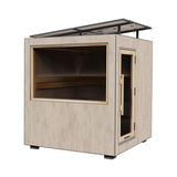 ThermaSol Solaris Fully-Assembled Outdoor Sauna Cabin [Made-To-Order] [14-KIR-4560/61] (SAK27532)