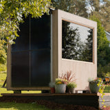 ThermaSol Solaris Fully-Assembled Outdoor Sauna Cabin [Made-To-Order] [14-KIR-4560/61] (SAK27532)