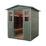 Thermora Eterna 4-Person Full-Spectrum Low EMF Carbonized Composite Infrared Sauna Room With Bluetooth Speakers (SAK70182)