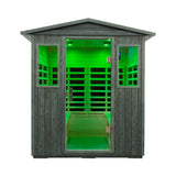 Thermora Eterna 4-Person Full-Spectrum Low EMF Carbonized Composite Infrared Sauna Room With Bluetooth Speakers (SAK70182)