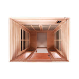 Thermora Kairo 4-Person Outdoor Infrared Hemlock Sauna With Tempered Glass Door (SAK82140)