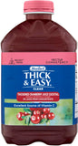 Thick & Easy Thickened Beverage, Mildly Thick, Cranberry Juice Cocktail Flavor, 46 oz Bottle
