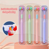 Threesided Soft Bristle Toothbrush