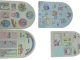 Vintage Foiled and Japanese Stickers - 1979 Hallmark Silver Edition