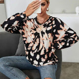 Tie Dye Drop Shoulder Sweatshirt