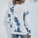 Tie Dye Round Neck Sweatshirt